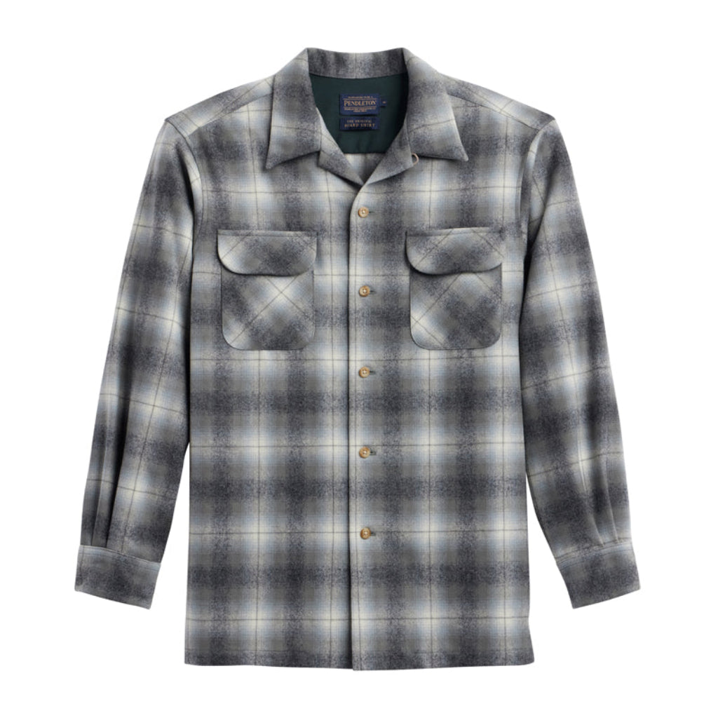 Board Shirt Tall Oxford Mix/ Green Ombre