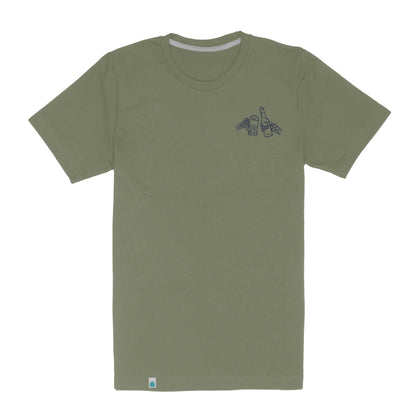 Shootin' Hand Salud Tee Sage