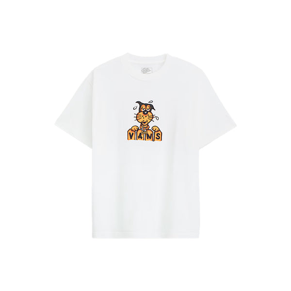Waffle The Dog Tee White – Gunthers Supply And Goods