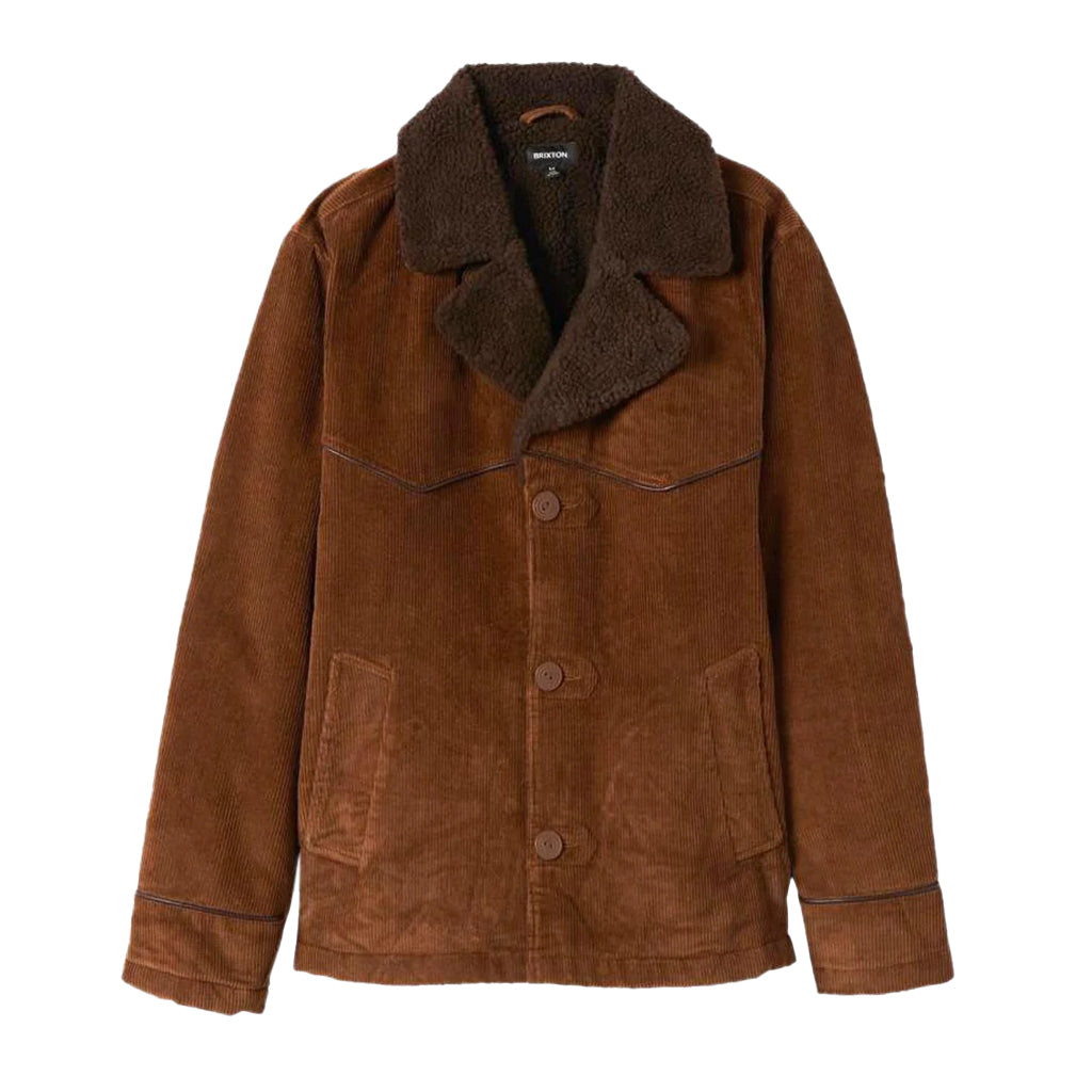 Wallace Sherpa Lined Corduroy Jacket Bison
