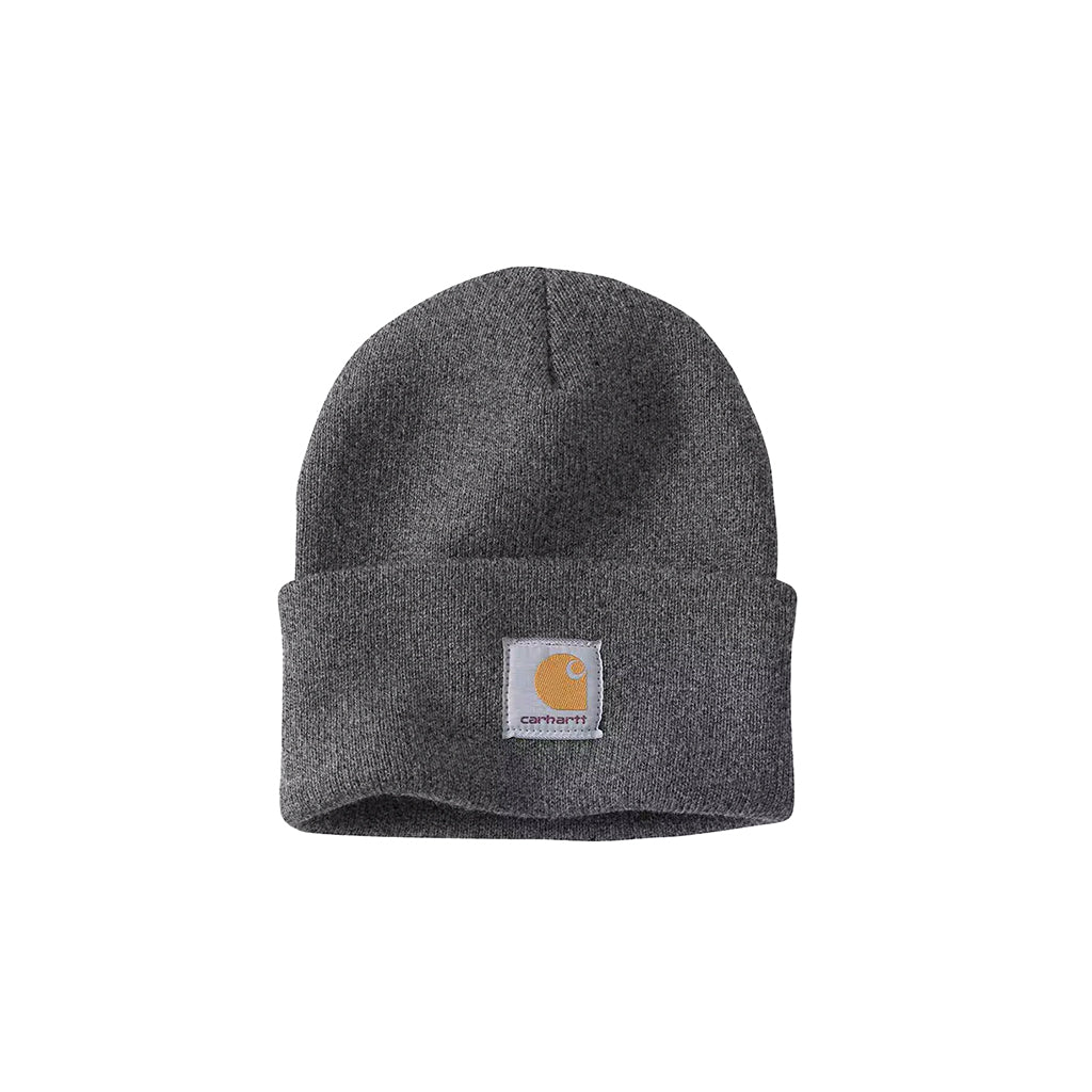 Knit Cuffed Beanie Coal Heather
