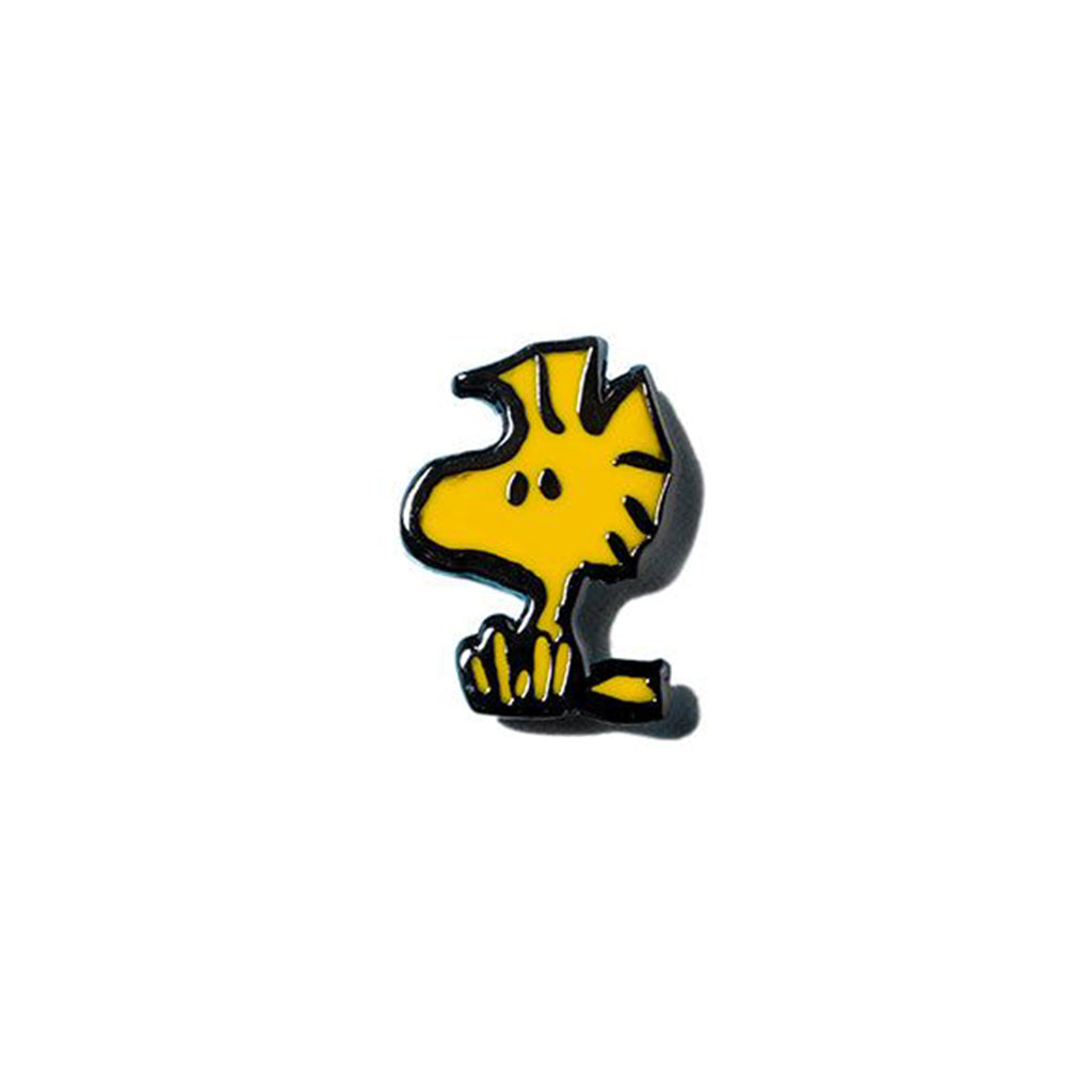 Woodstock pin on a white background