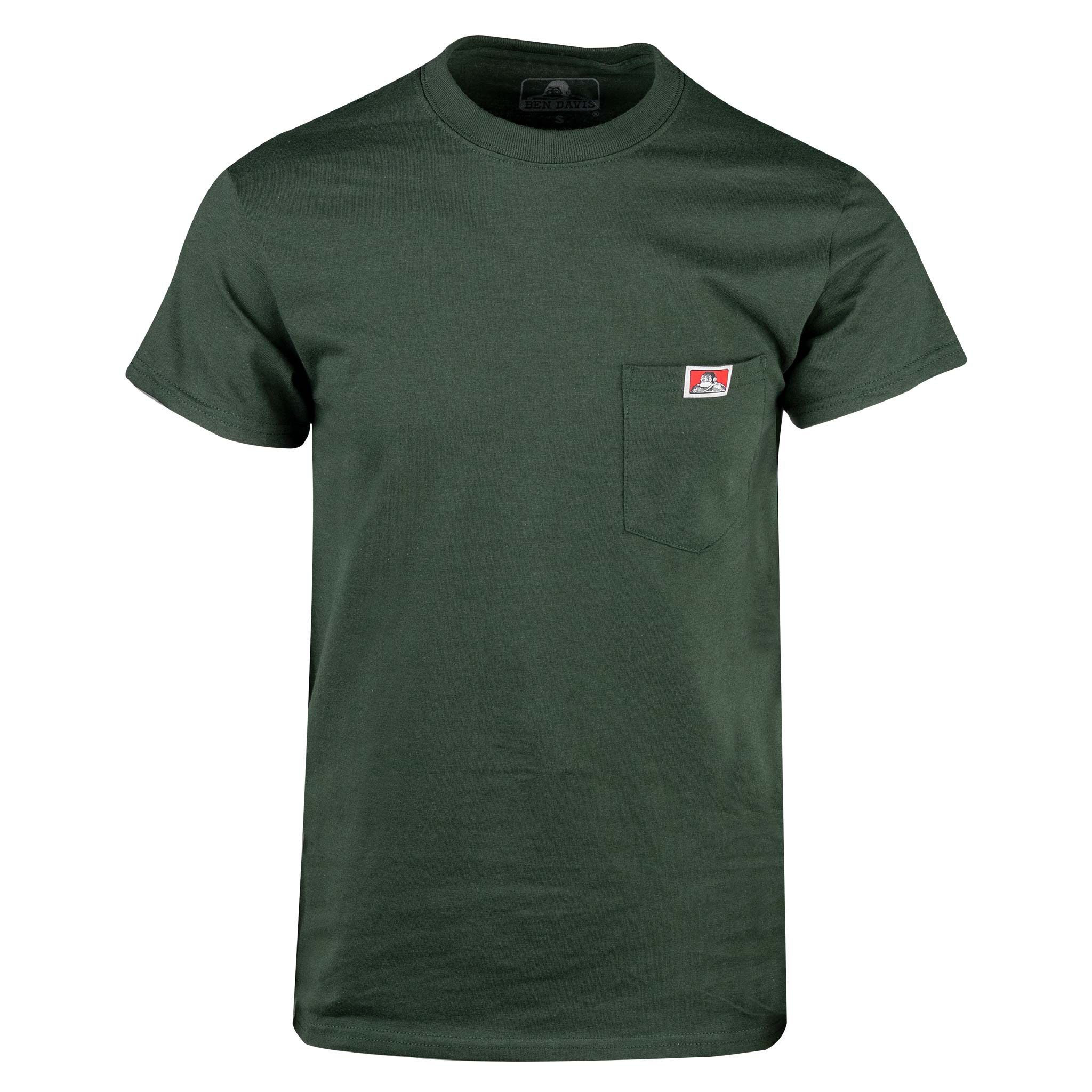 Classic Pocket Tee Hunter Green Front