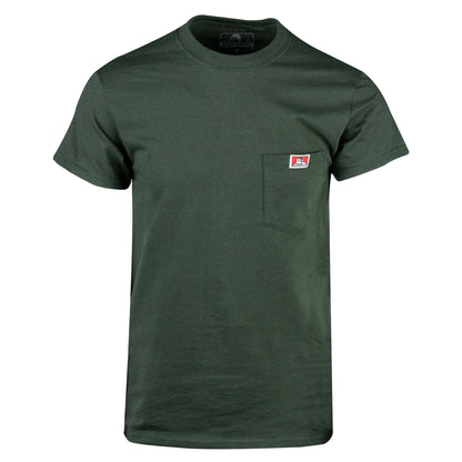 Classic Pocket Tee Hunter Green Front