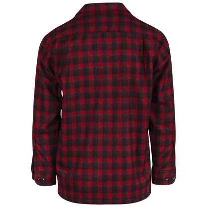 Board Shirt Red/Dark Red Plaid Back