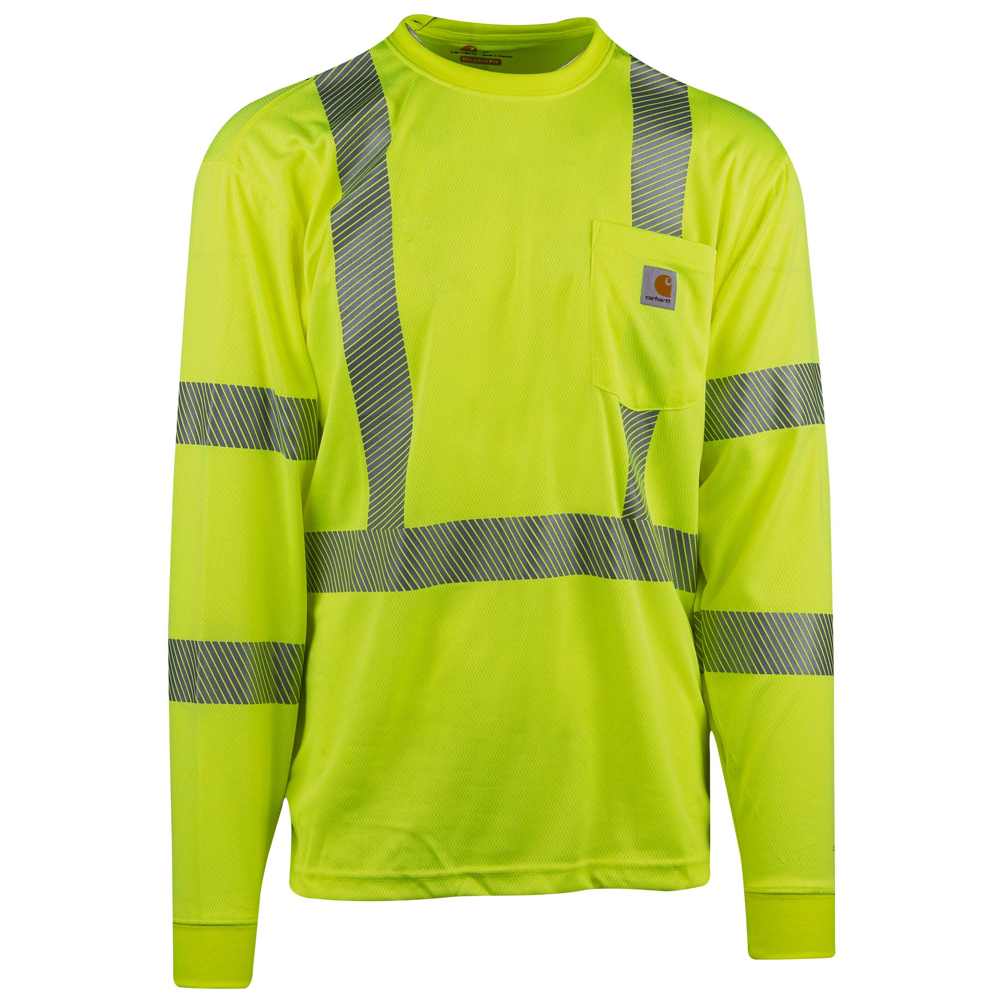 Carhartt L/S High Visibility Class 3 yellow Front