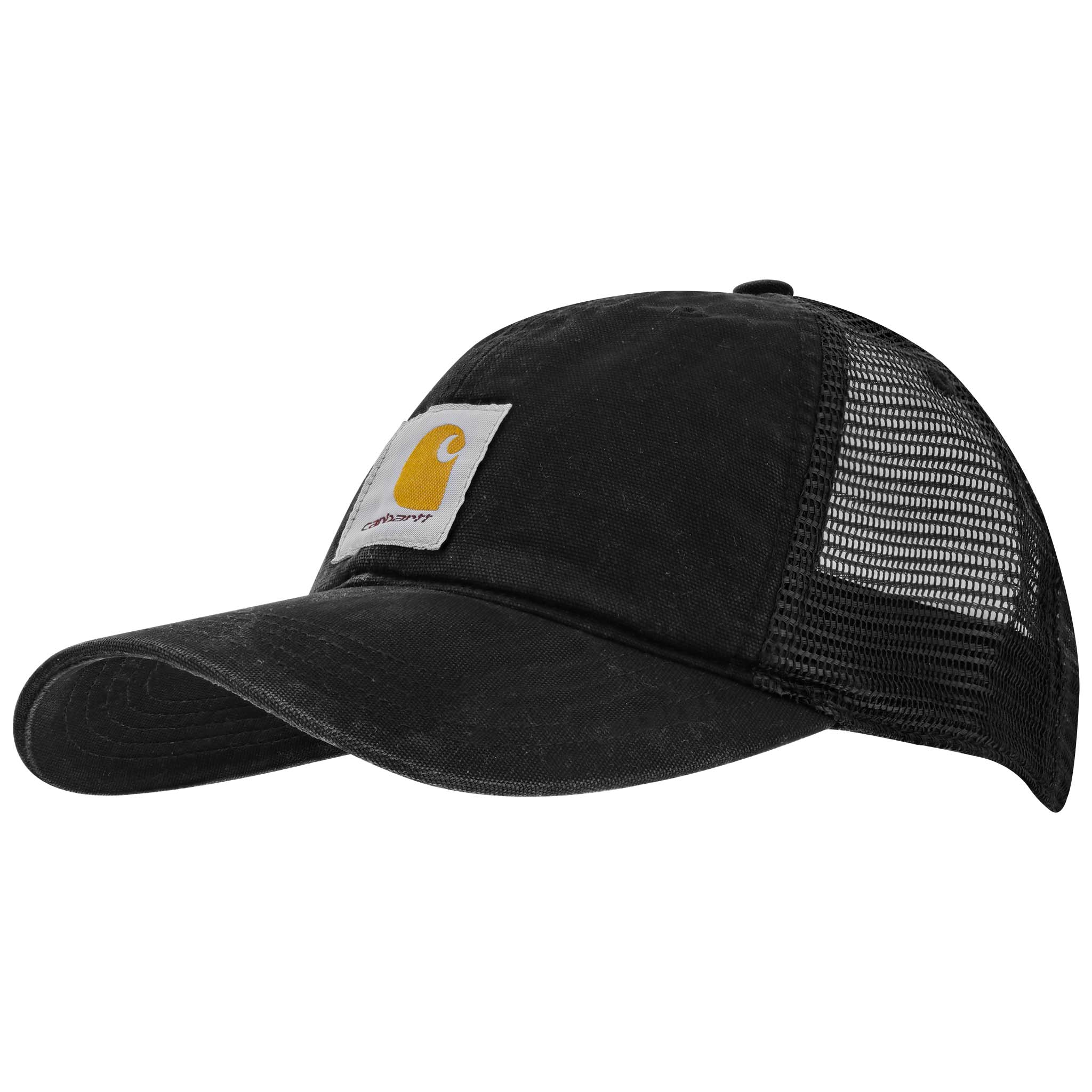 And Gunthers Canvas Mesh Cap - Black Goods Supply Back