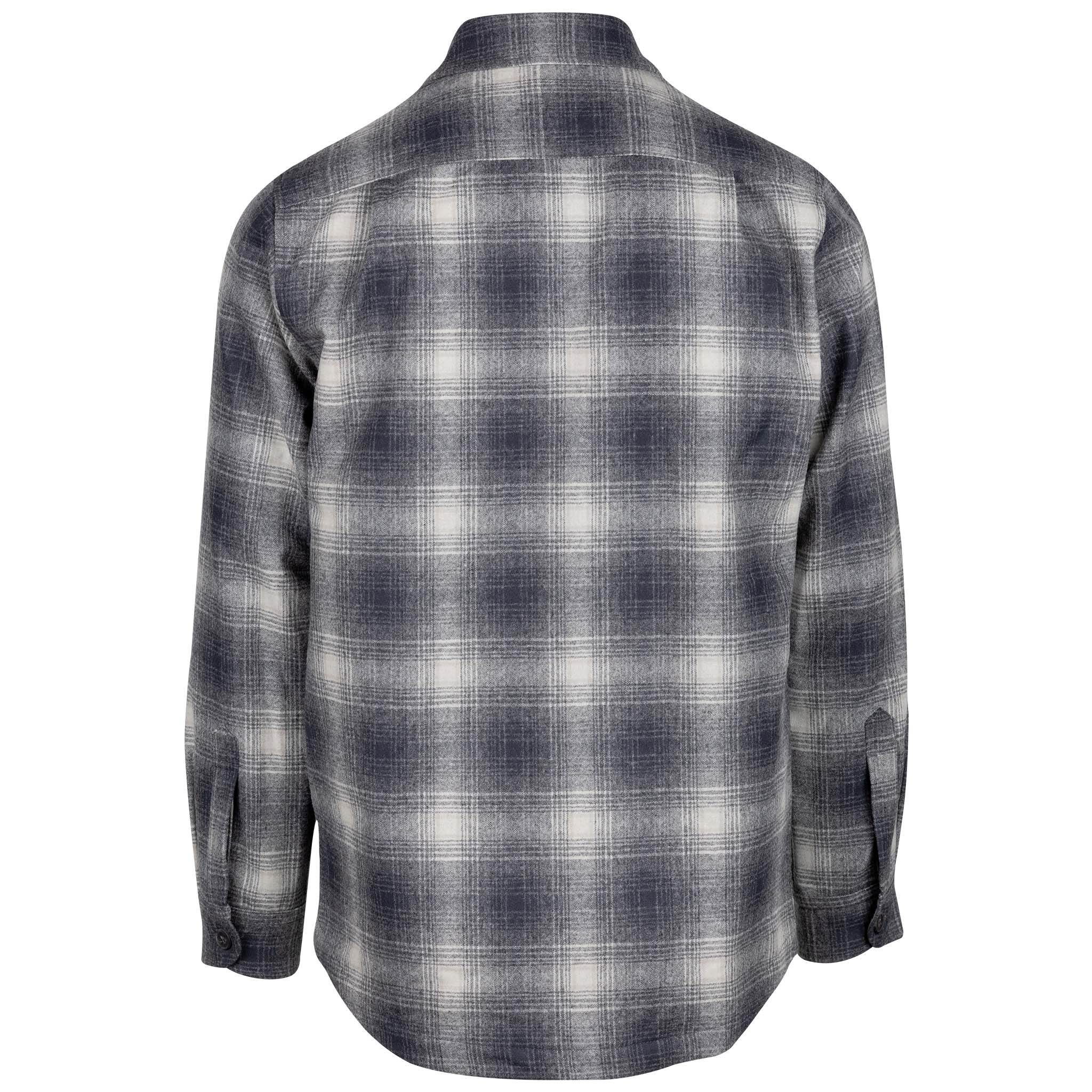 Quilted CPO Jacket Slate/White Plaid 32458 - Gunthers Supply And Goods