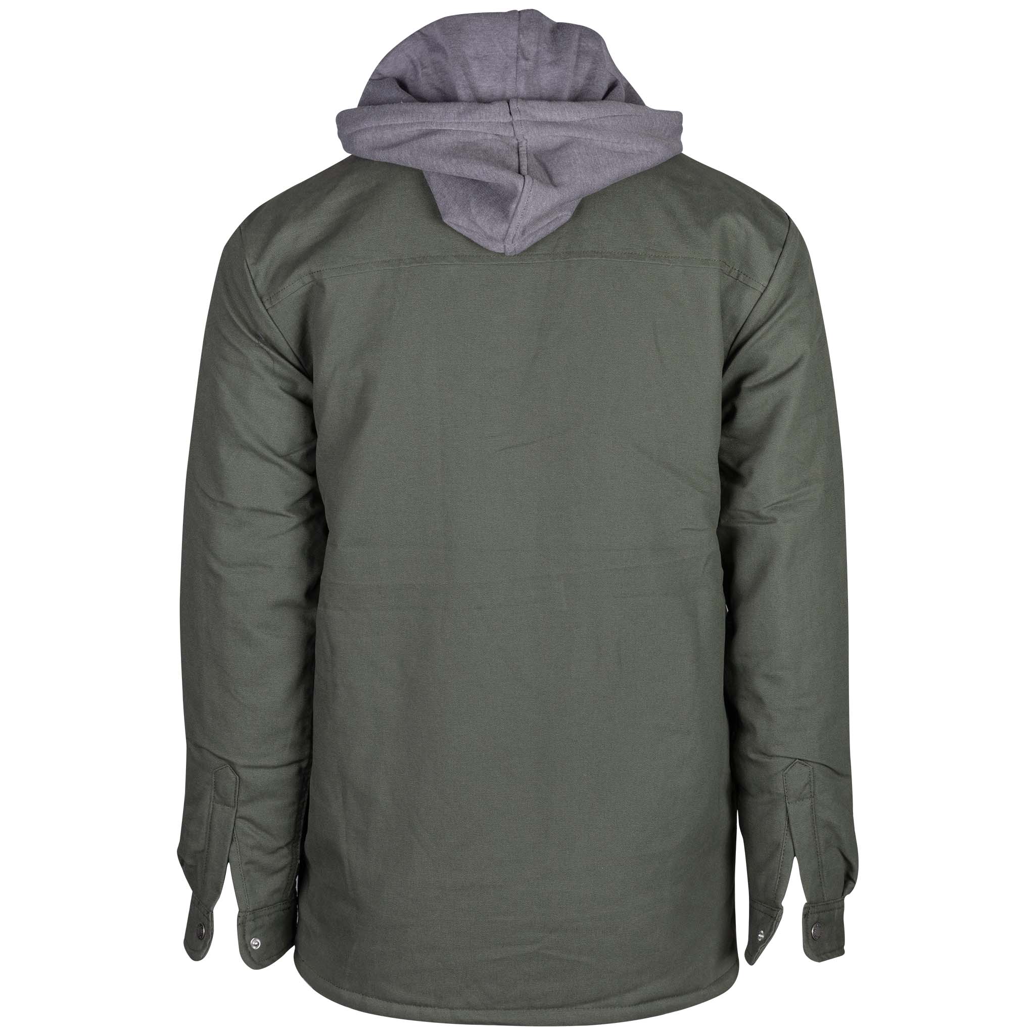 Dickies Fleece Hooded Duck Shirt JKT/Hydroshield Green Back