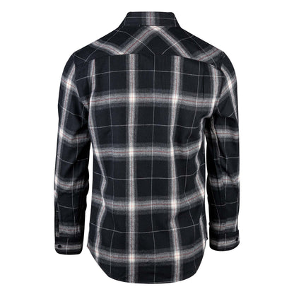 Birch Street Flannel - Black Ombre Back