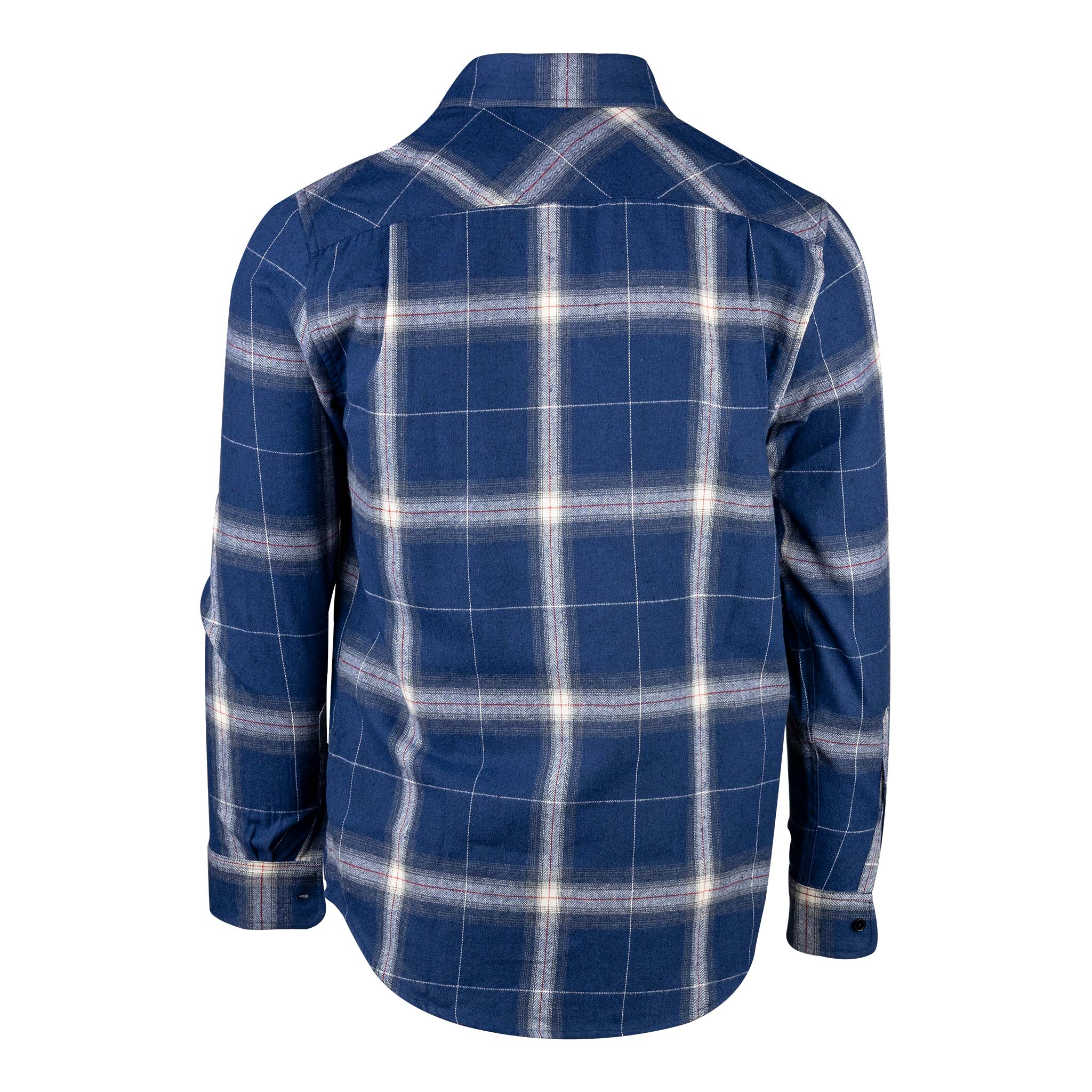 Birch Street Flannel - Blue Ombre Back