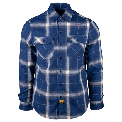 Birch Street Flannel - Blue Ombre Front