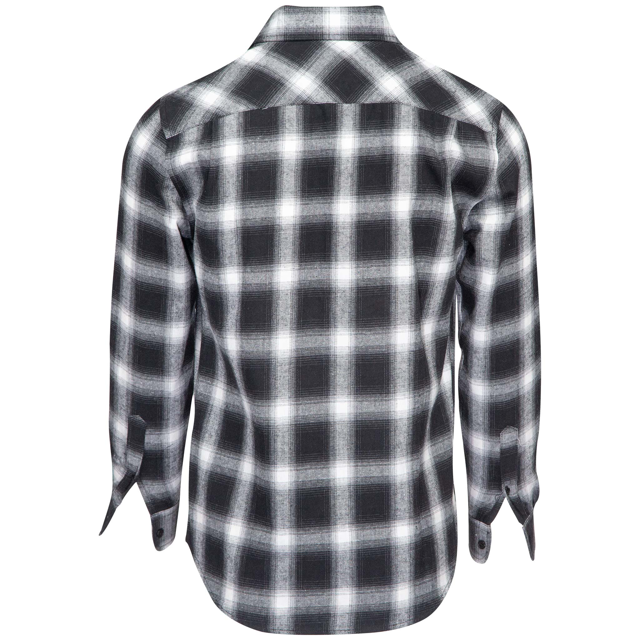 Birch Street Flannel - Black/White