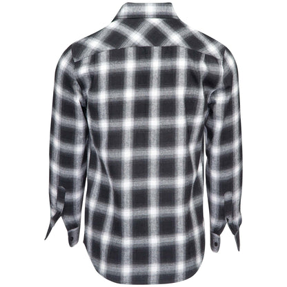 Birch Street Flannel - Black/White