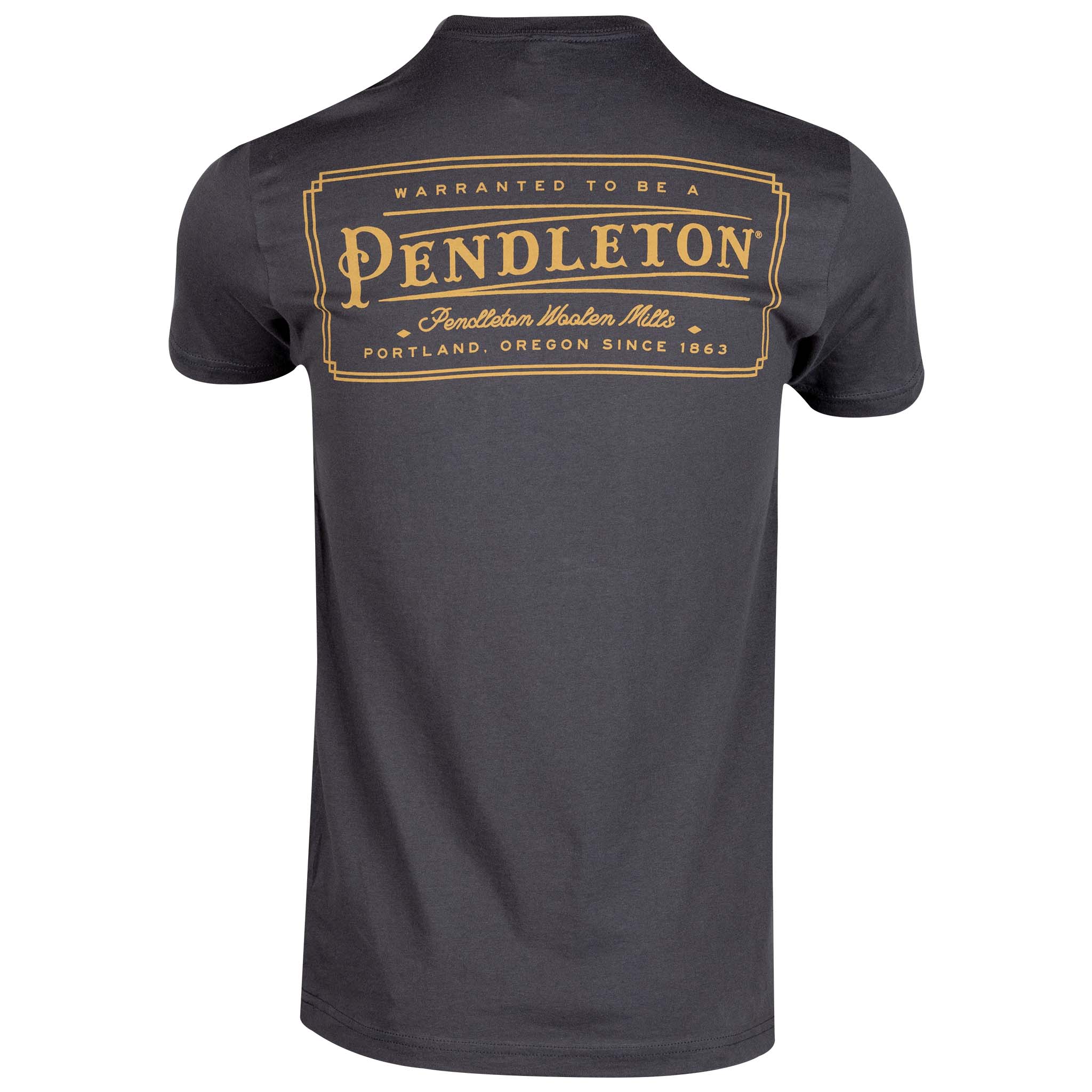 Pendleton Vintage Logo Tee Heavy Metal Back