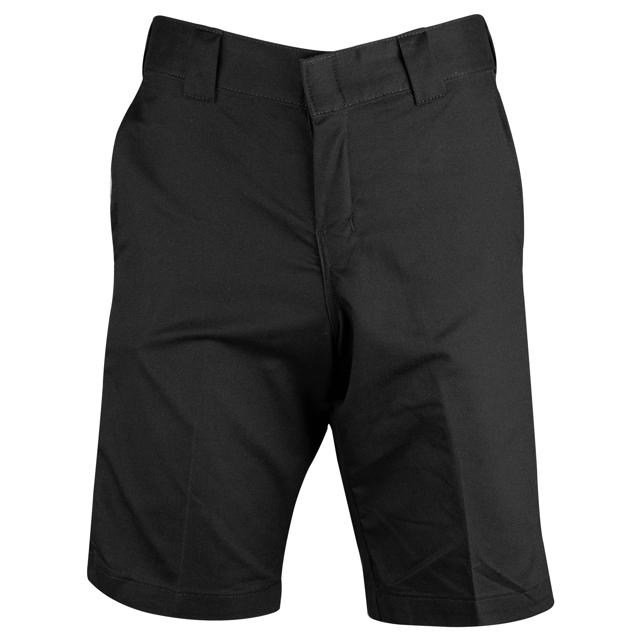 13" Relaxed Fit Work Shorts Black Front