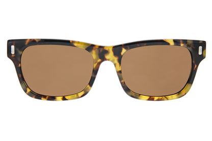 Tres Noir Sixty One Blonde Tortoise Glasses Front View