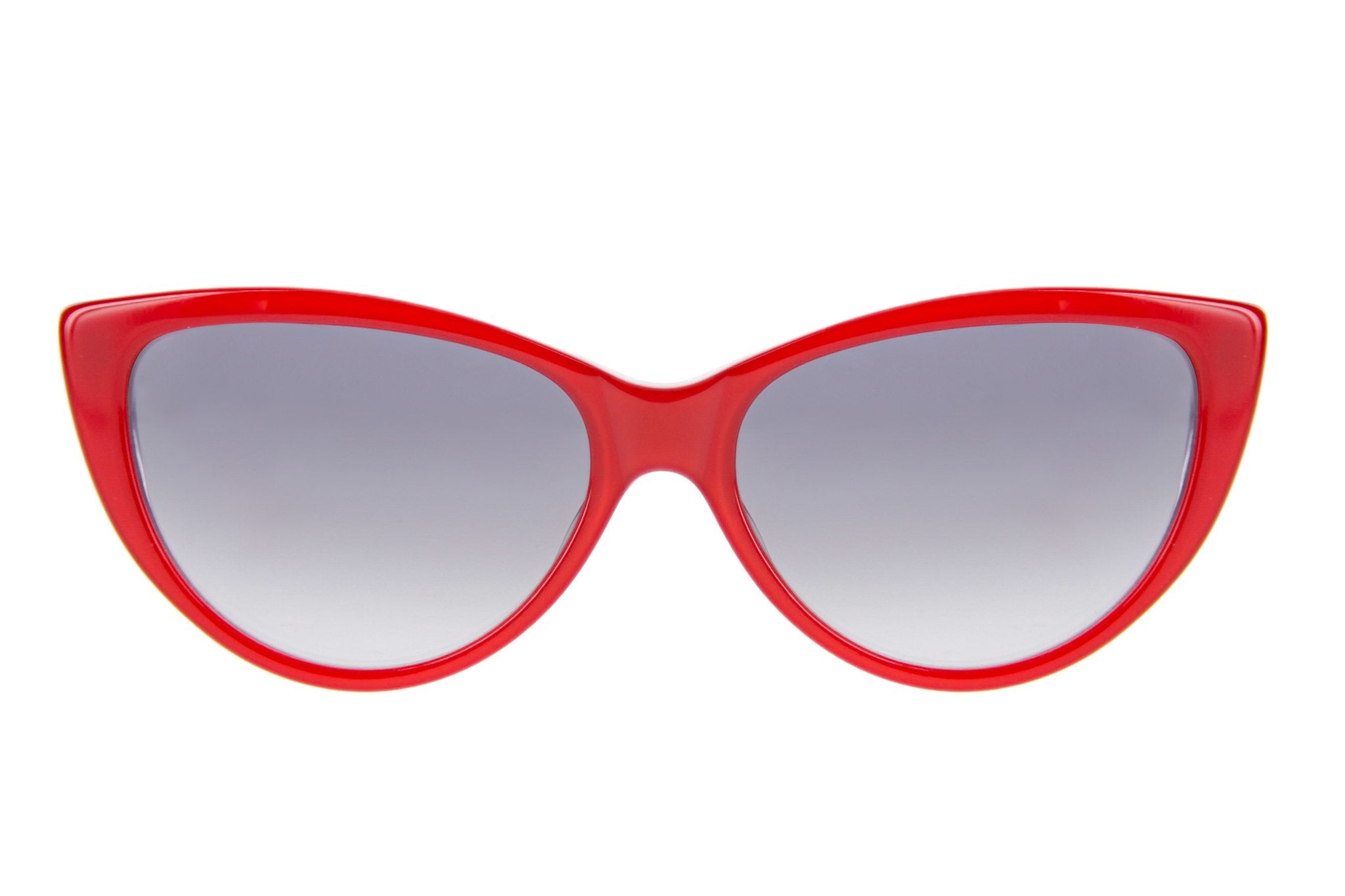 Tres Noir Ultra Lux Scarlet Red Glasses Front View