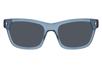 Tres Noir Waycooler Transparent Blue Glasses Front View
