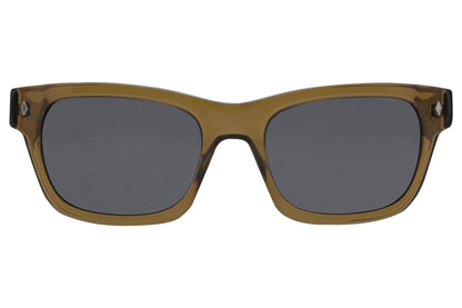 Tres Noir Waycooler Transparent Brown Glasses Front View