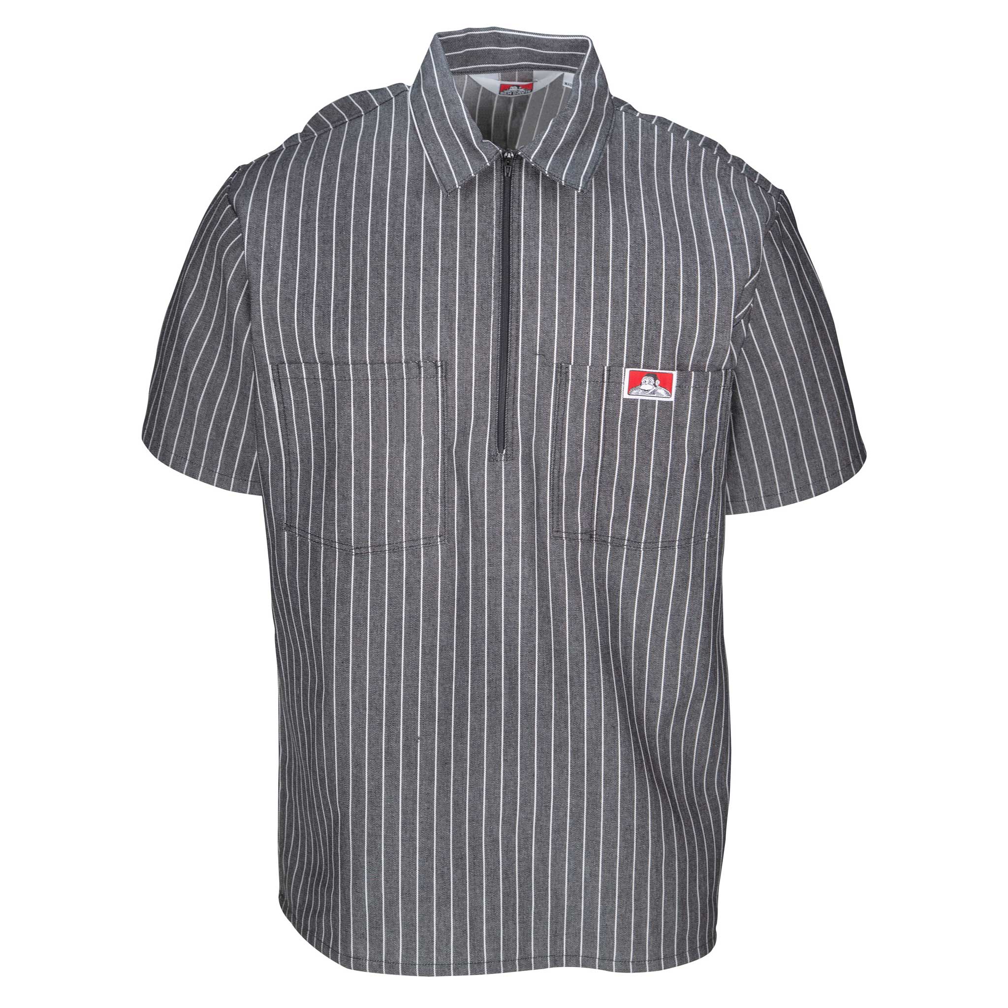 Half Zip Short Sleeve Butcher