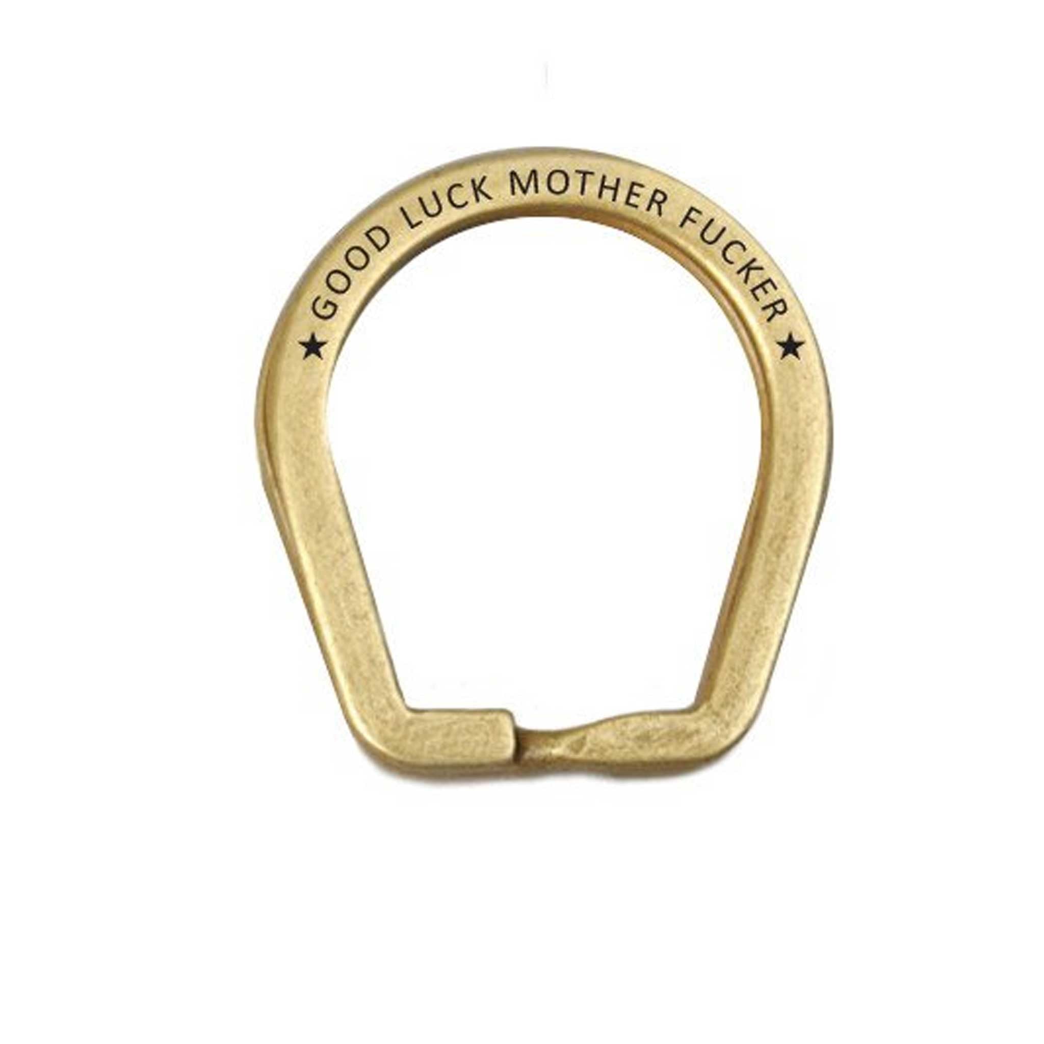 Goodworth Co Good Luck Split Ring Key Fob