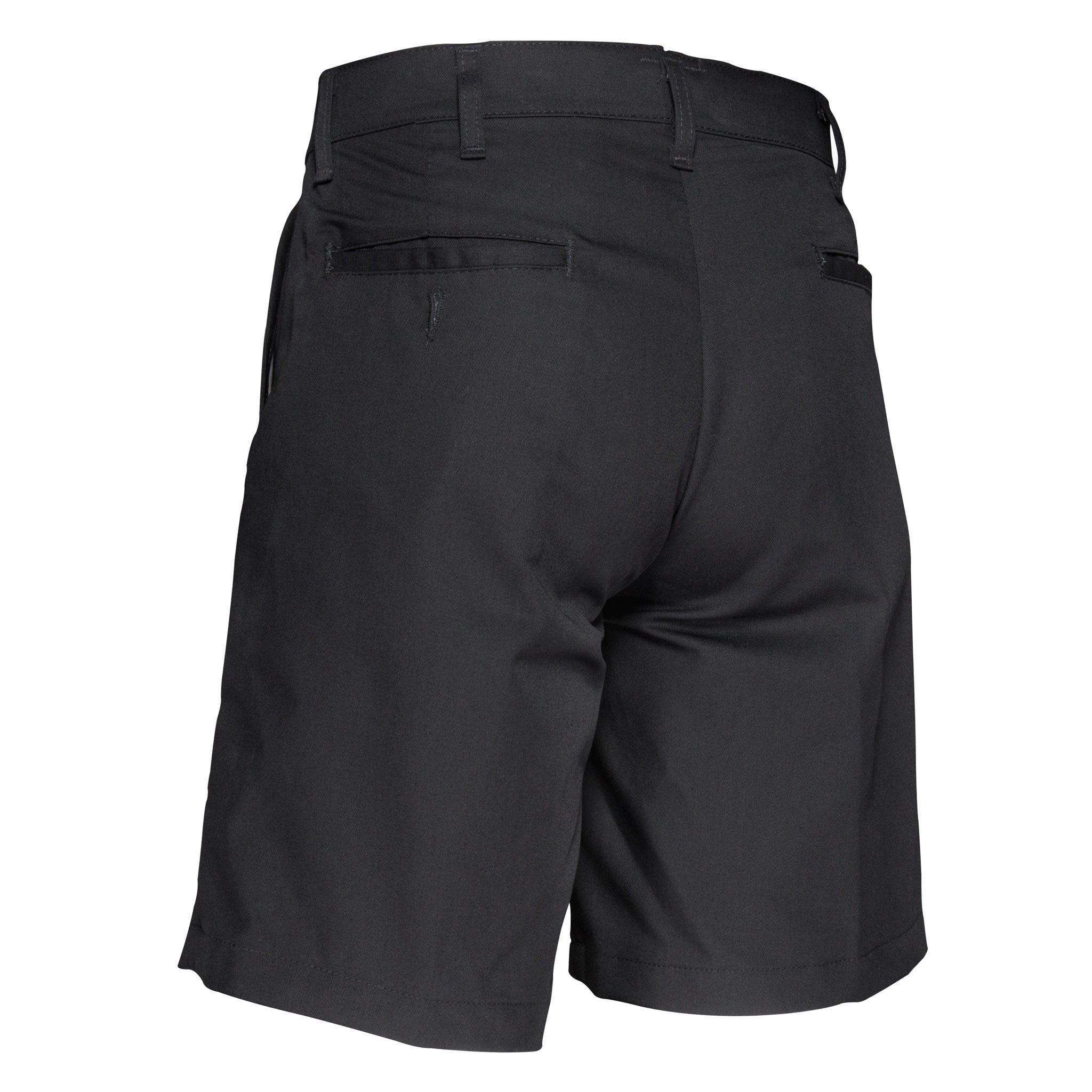 Red Kap | Plain Front Short Black | Shorts – Gunthers Supply And Goods